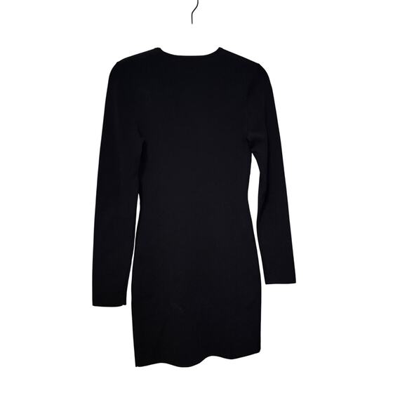 Revolve Significant Other Black Knit Long Sleeve Mini Dress Size 4 - Picture 5 of 8
